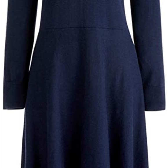 Jcrew sweater dress with stripped neck tie XXS - Picture 2 of 8